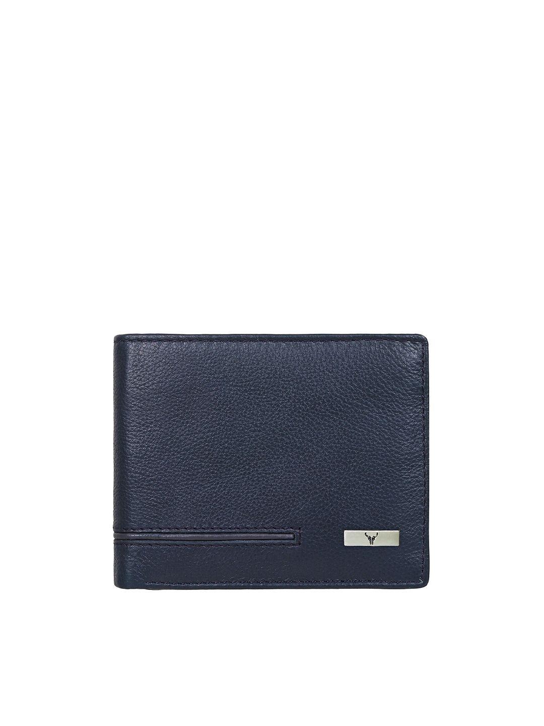 napa hide men leather two fold wallet