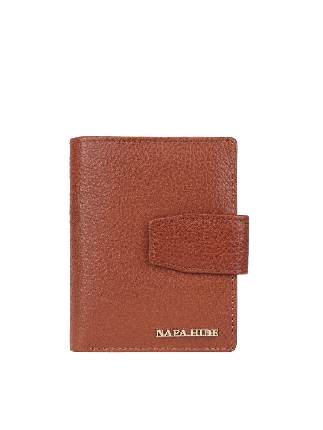 napa hide women leather rfid two fold wallet