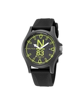 napjss221 analogue watch with resin strap