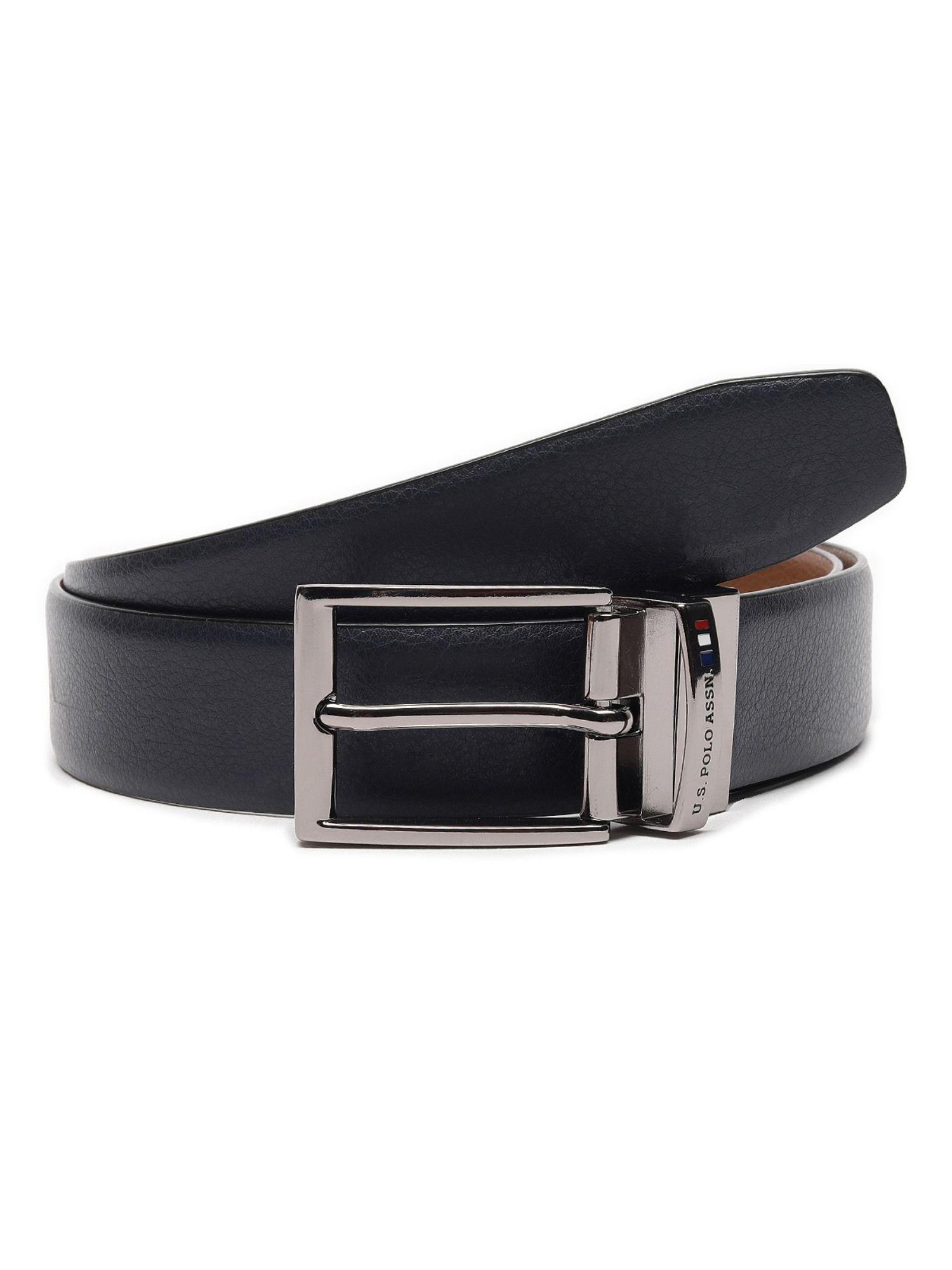 naples men's black and tan reversible belt