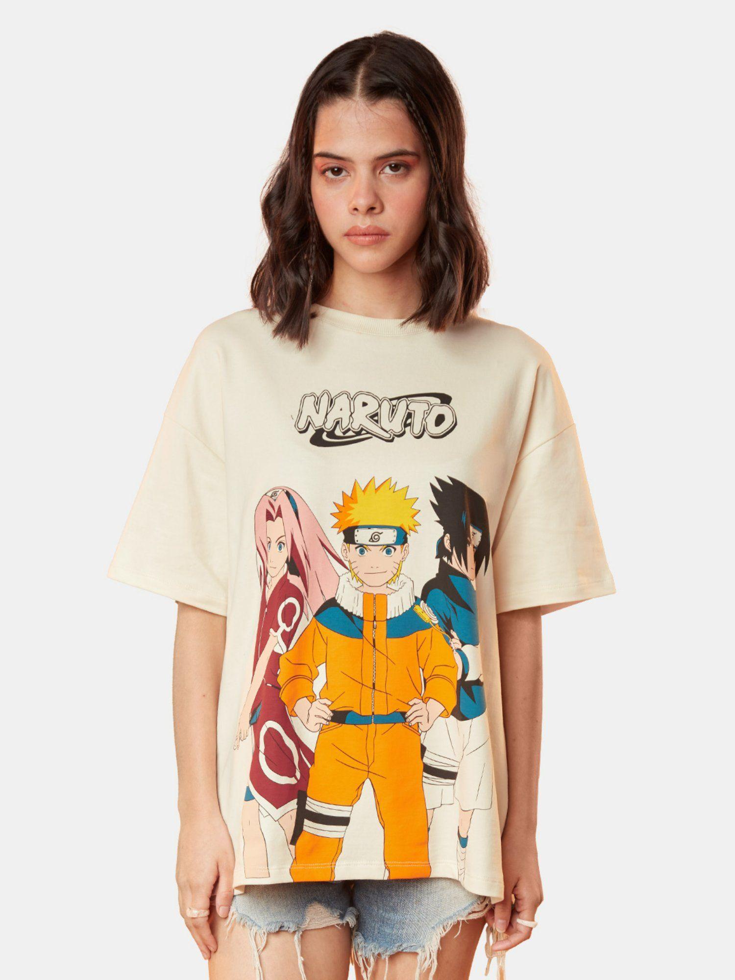 naruto the gang women oversized t-shirt