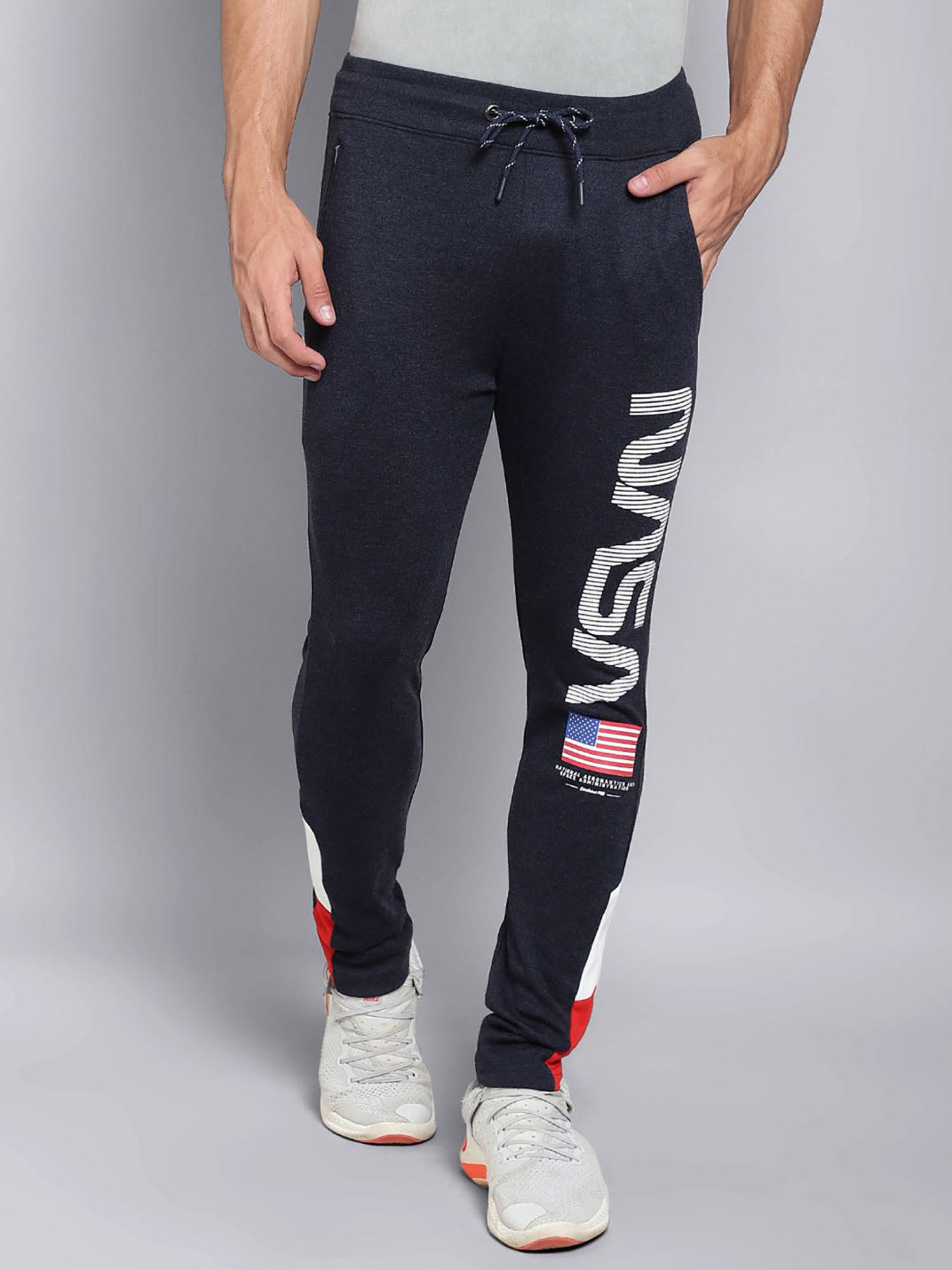 nasa featured navy blue jogger for men