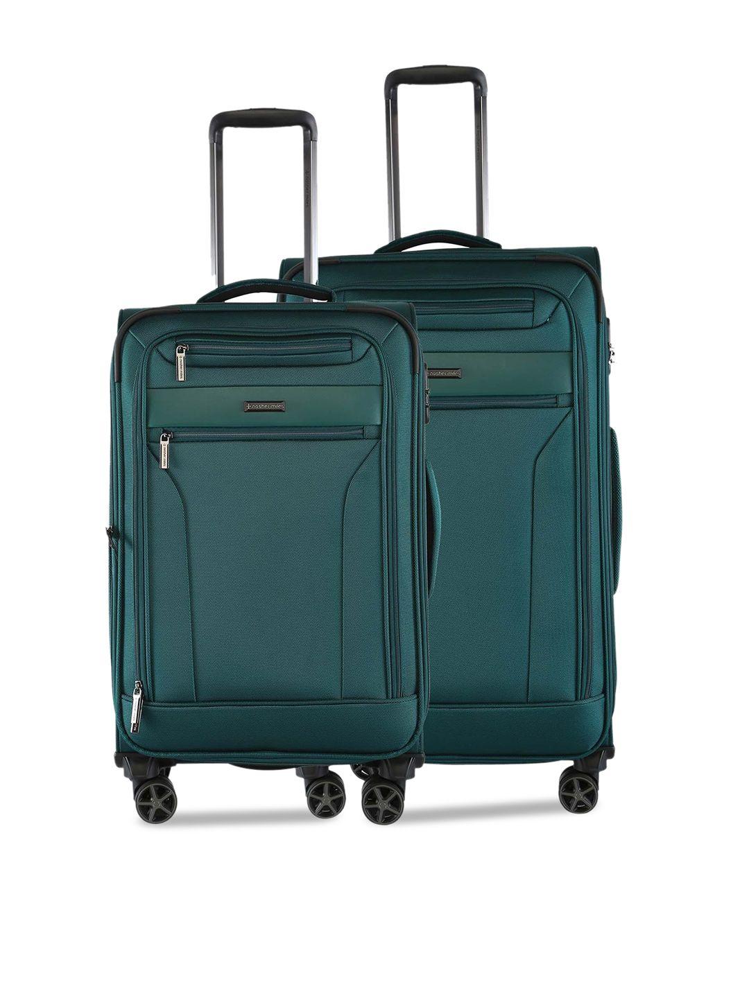 nasher miles set of 2 berlin expander soft-sided trolley bags