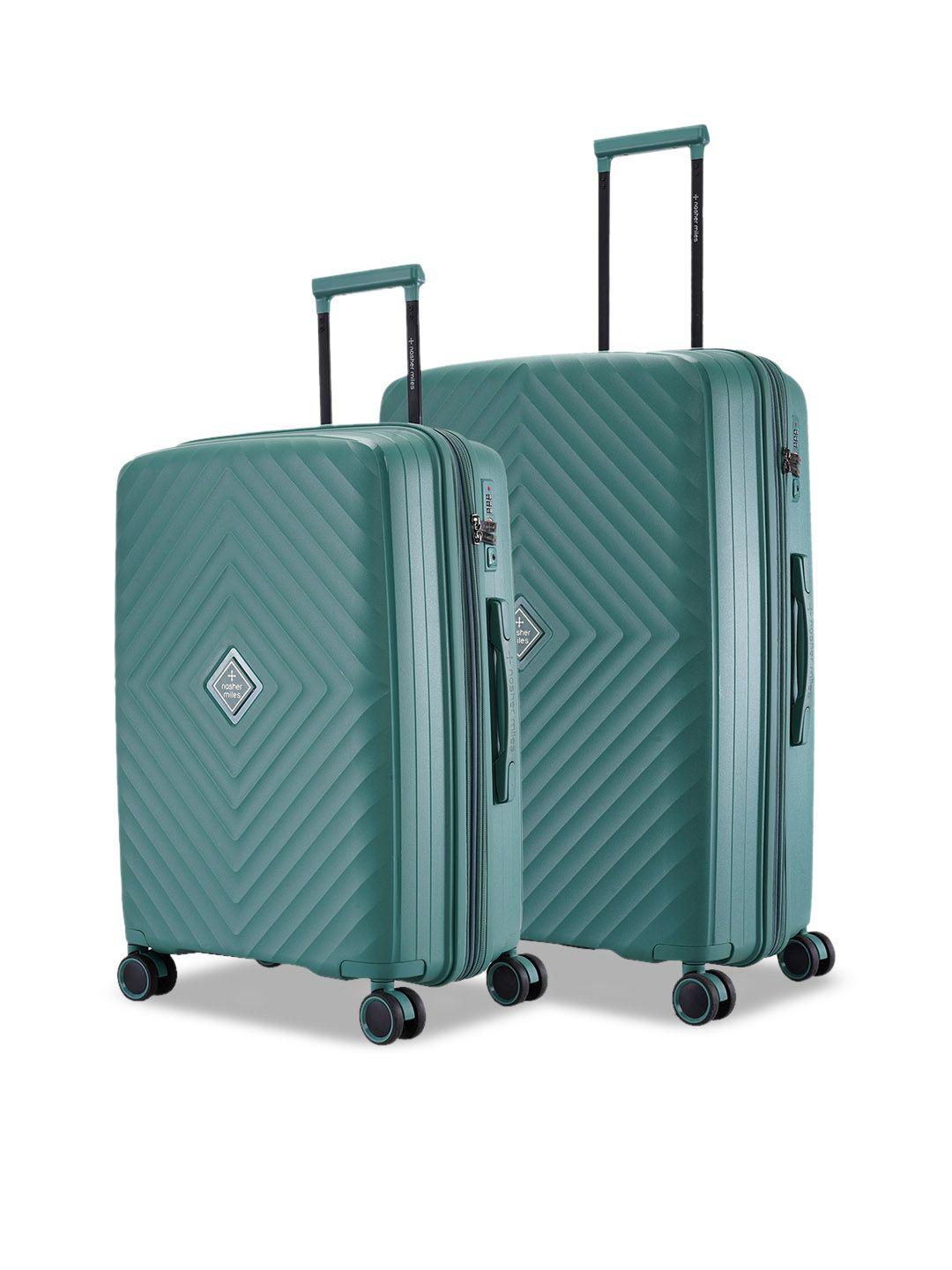 nasher miles set of 2 hard-sided trolley bags