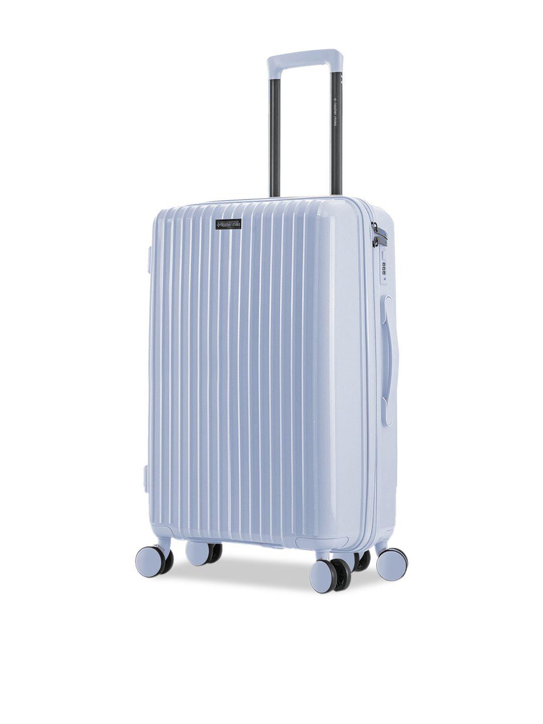 nasher miles auroville textured hard trolley suitcases - 65 cm