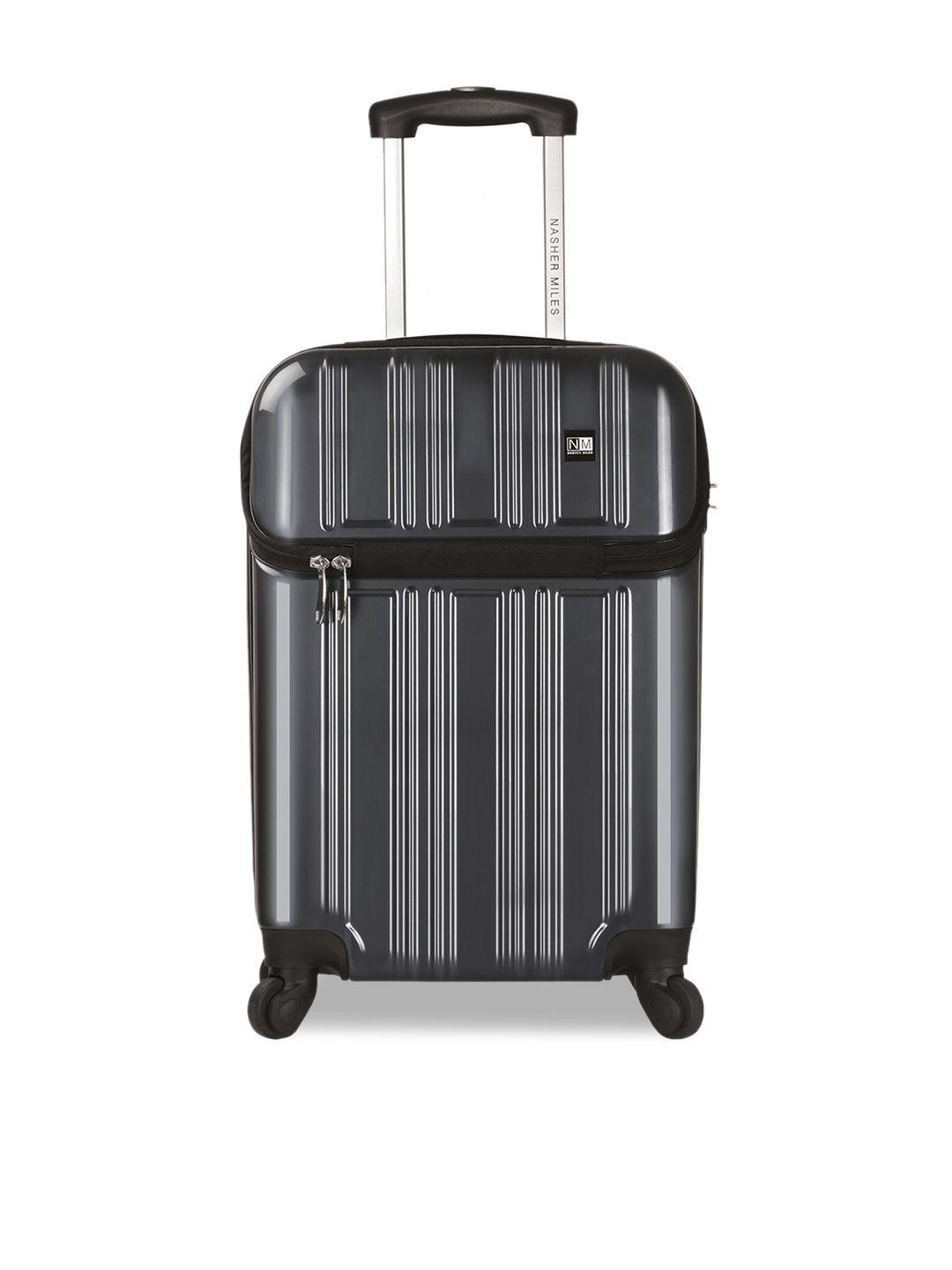 nasher miles grey cabin trolley bag