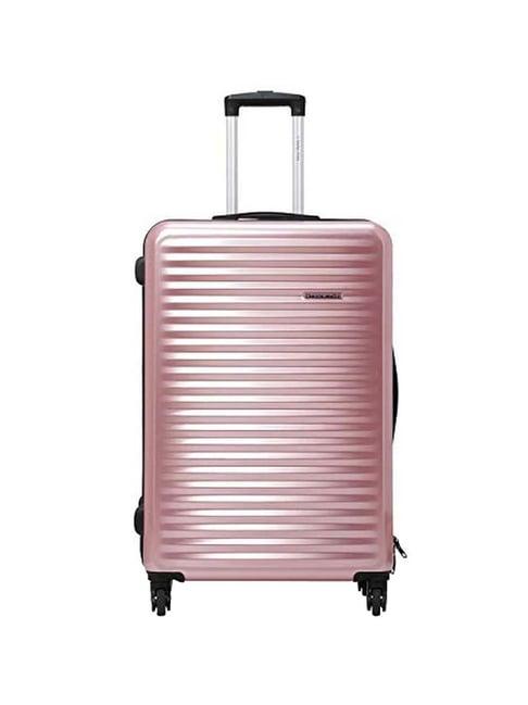 nasher miles monte carlo hard-sided polycarbonate check-in rose gold 28 inch |75cm trolley bag