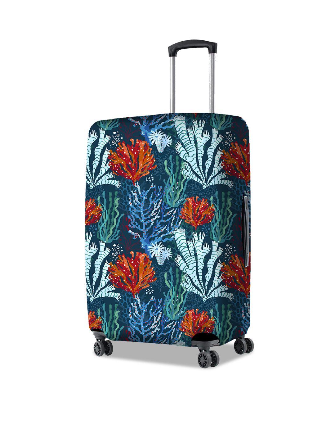 nasher miles printed small protective luggage cover
