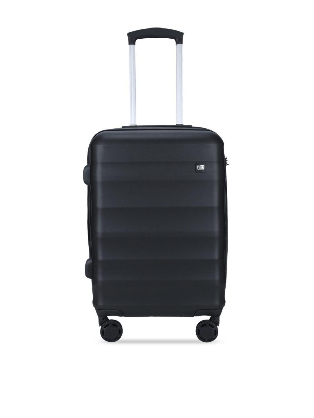nasher miles rome textured large  hard trolley bags - 75 cm