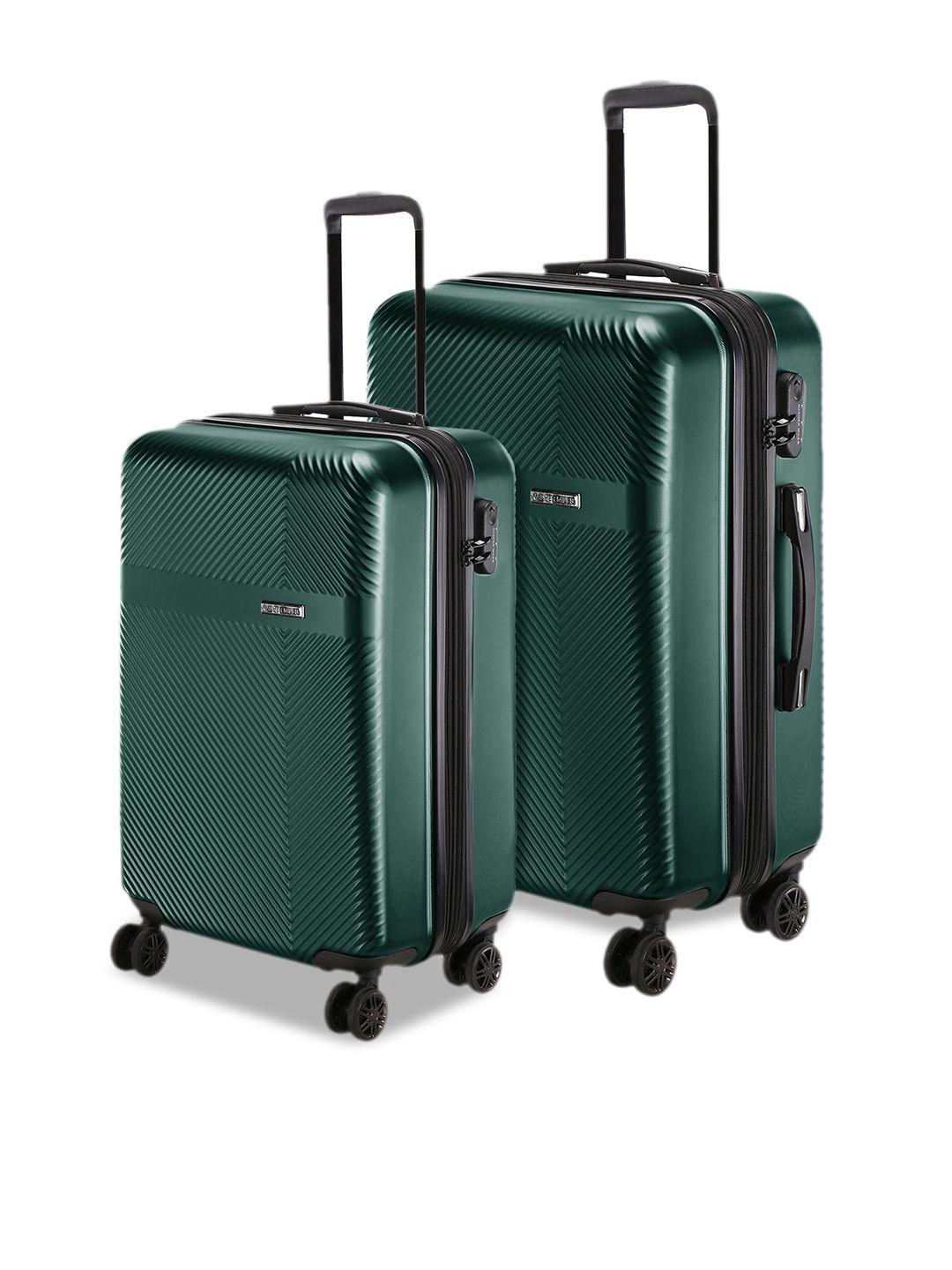 nasher miles set of 2 fifth avenue textured hard-sided trolley bags