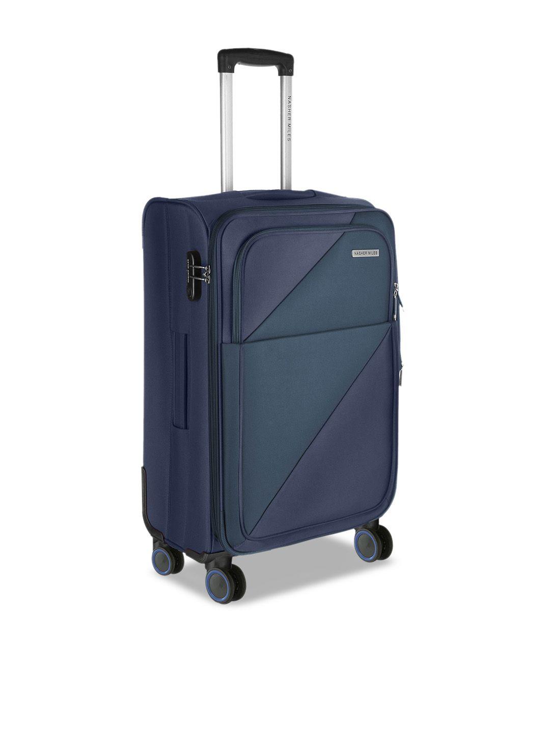 nasher miles soft-sided cabin trolley suitcase 42 l