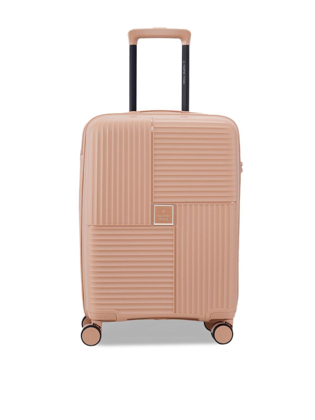 nasher miles textured hard-sided cabin suitcase