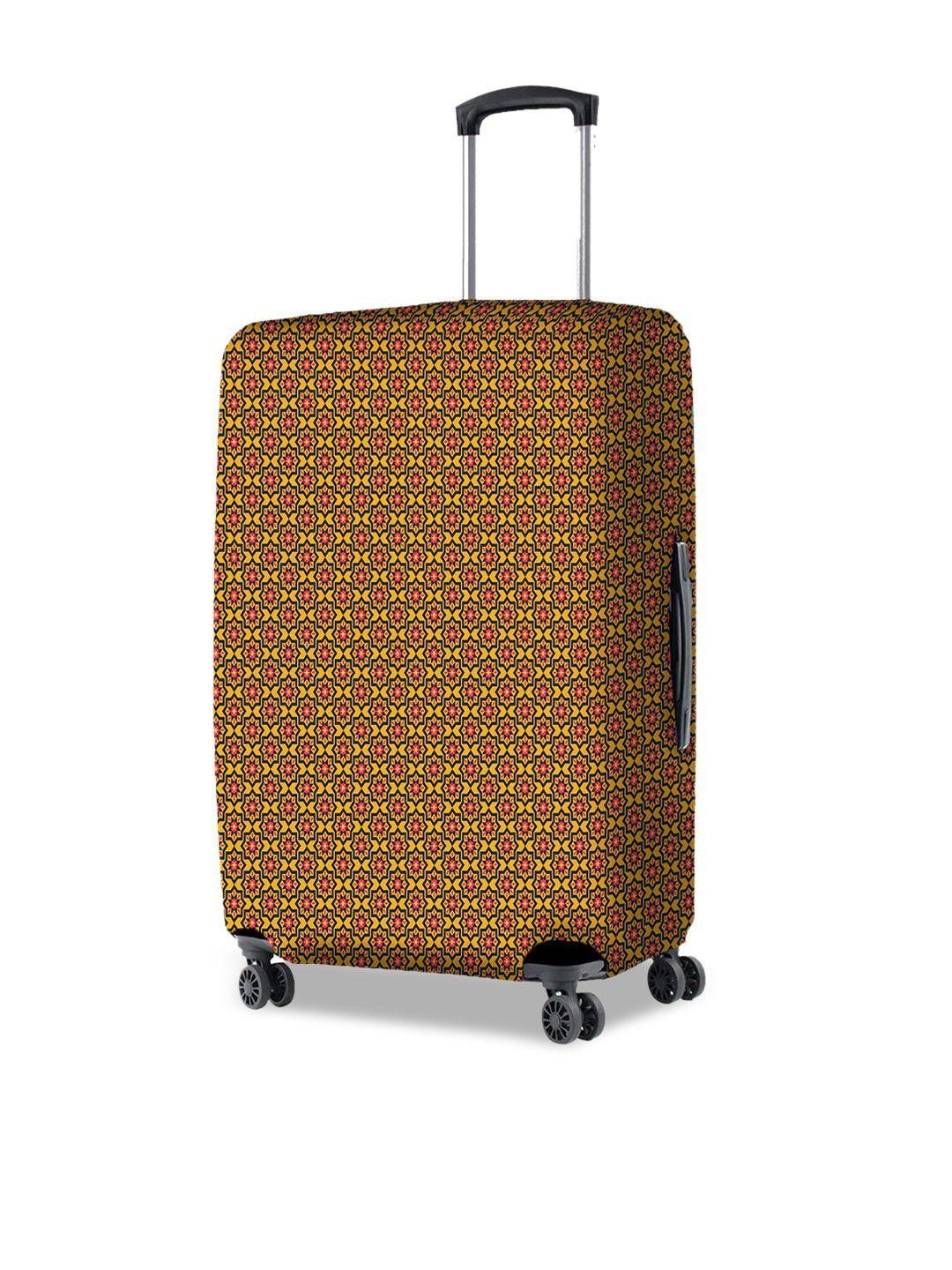 nasher miles tile printed luggage cover