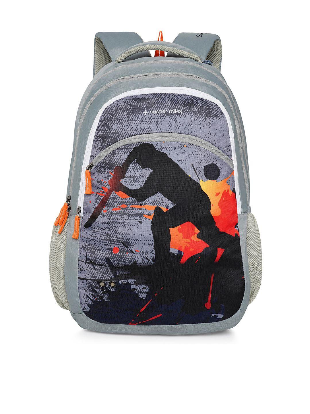 nasher miles unisex graphic water resistant backpack