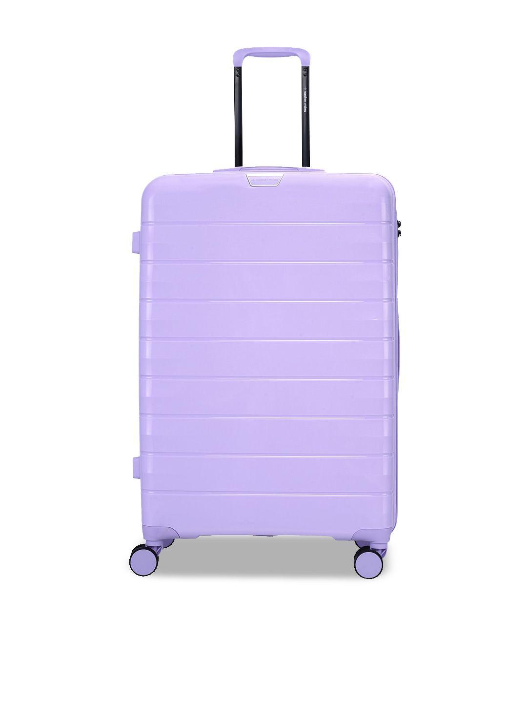 nasher miles vienna hard-sided large trolley suitcase - 108 l