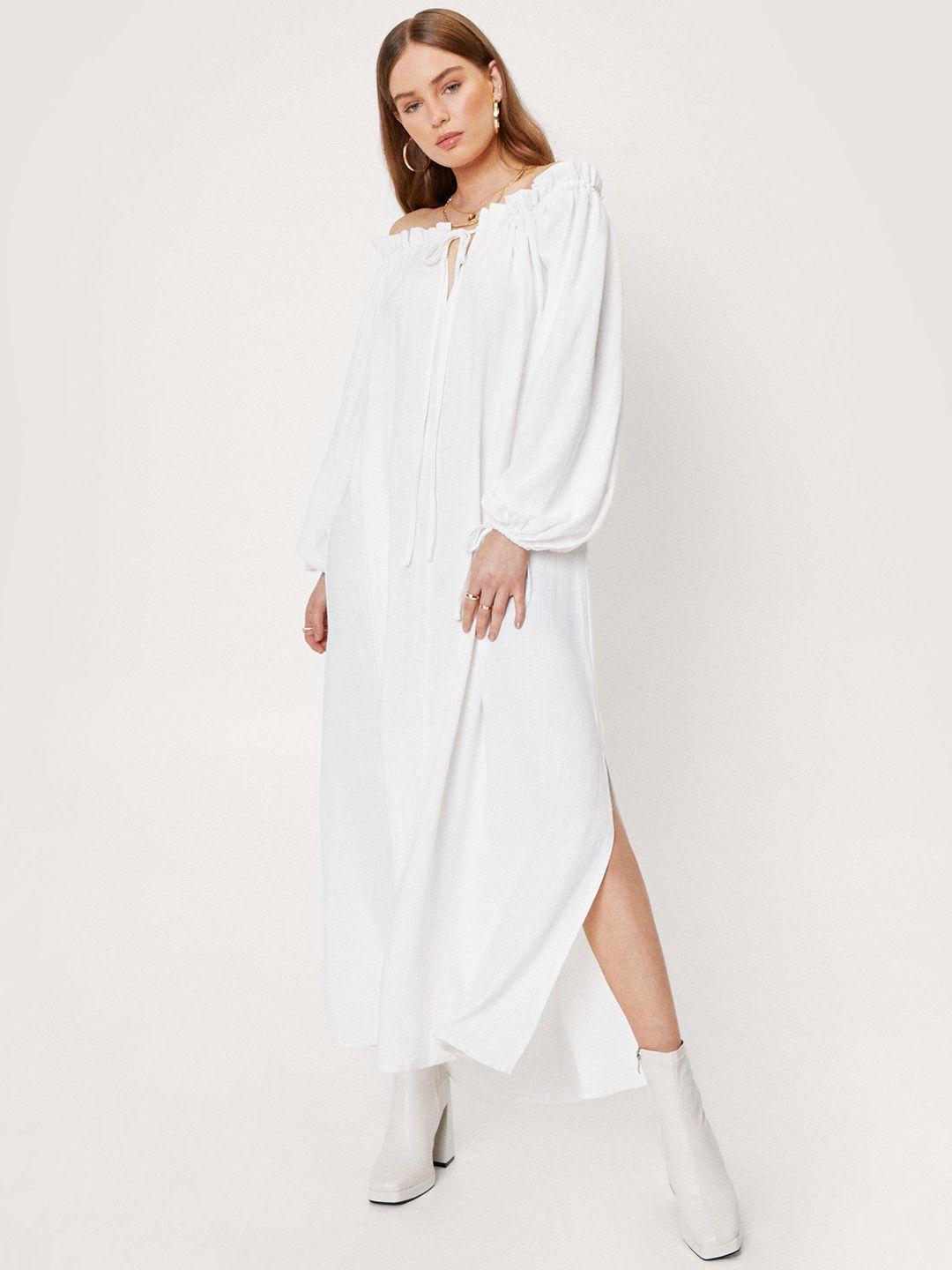 nasty-gal-white-pure-cotton-off-shoulder-oversized-maxi-dress