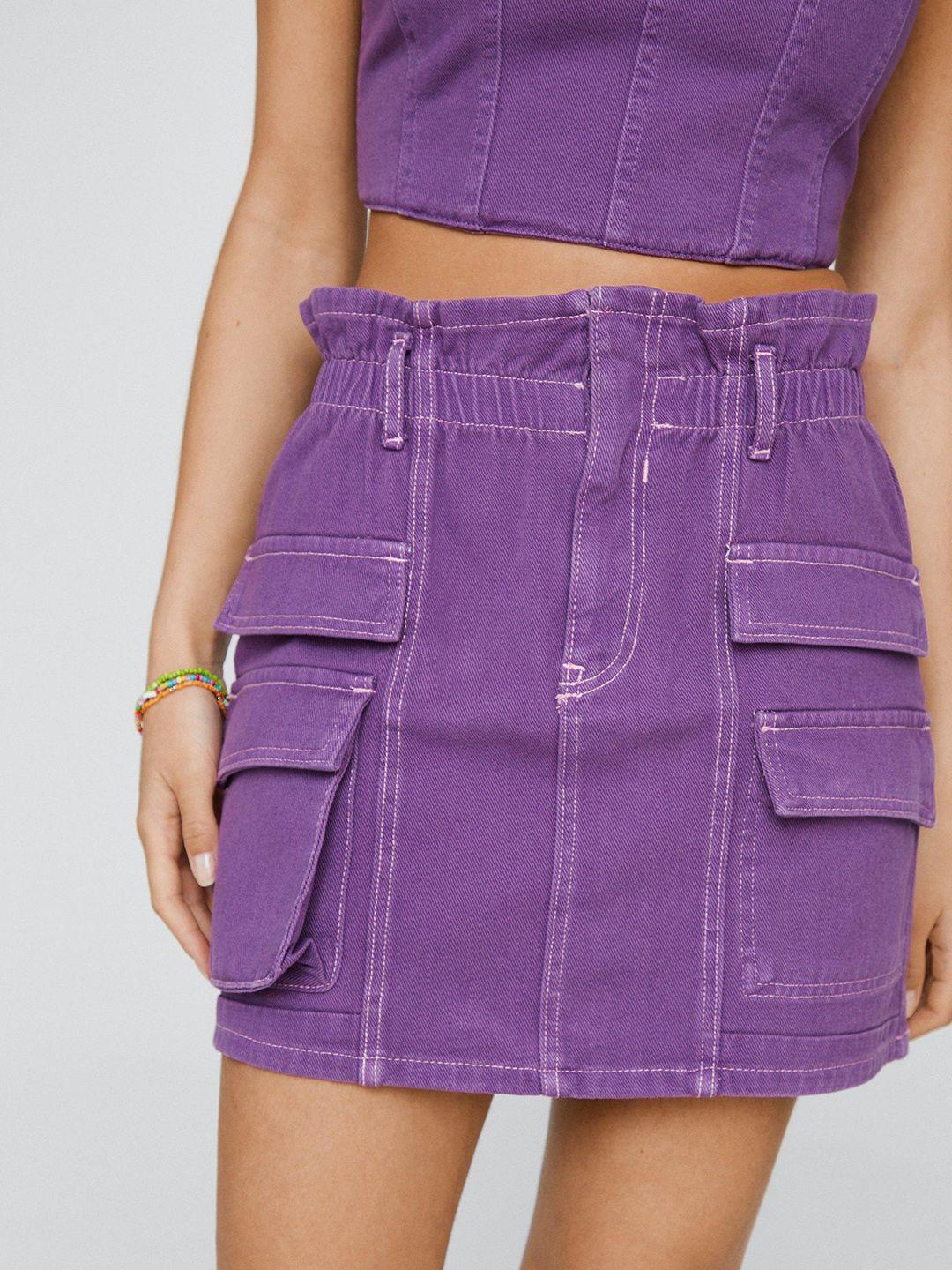 nasty gal denim utility mini skirt