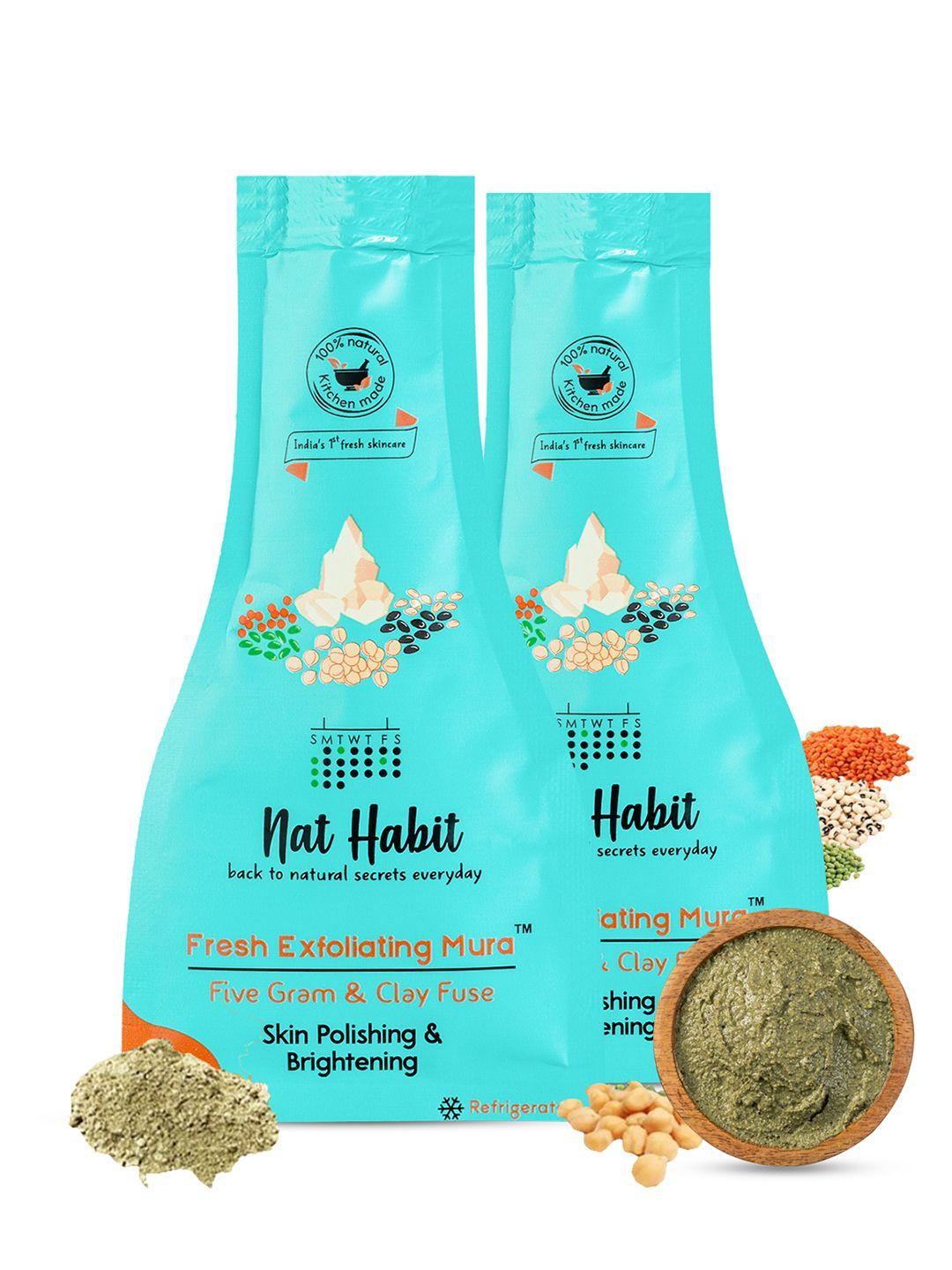 nat habit fresh exfoliating mura exfoliator with five gram & clay fuse - 25 g