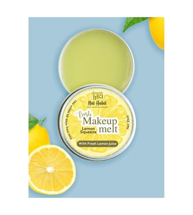 nat habit lemon squeeze makeup melt - 25 ml