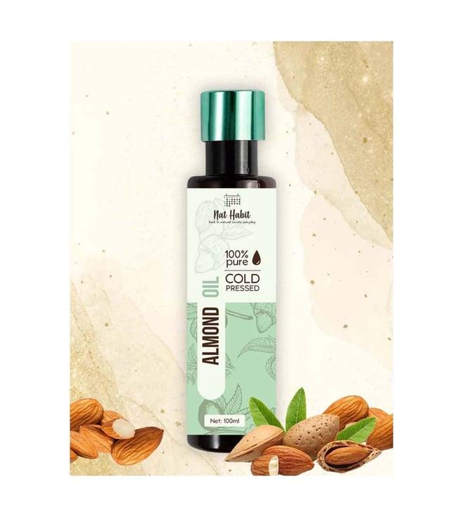 nat habit pure cold pressed almond oil - 100 ml