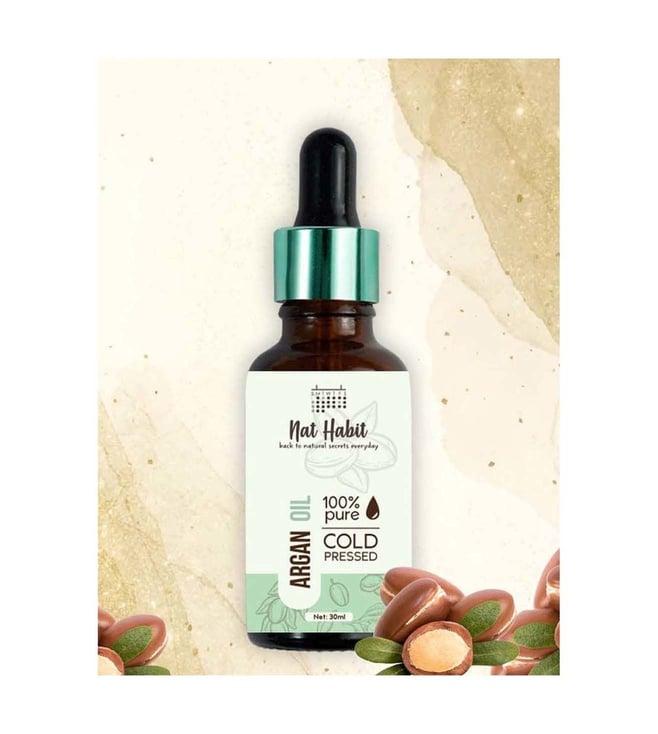 nat habit pure cold pressed argan oil - 30 ml