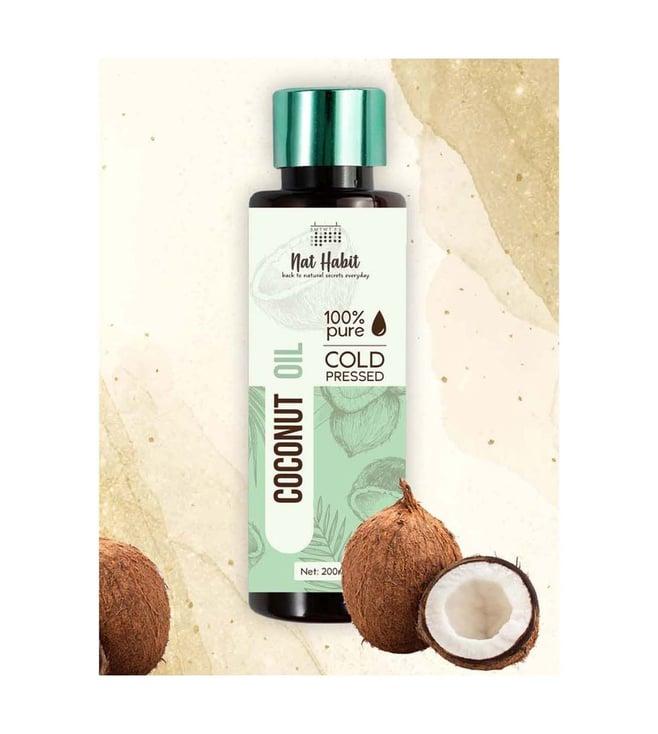 nat habit pure cold pressed coconut oil - 200 ml