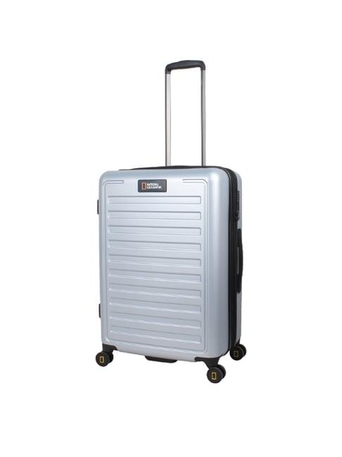 national geographic cruise  silver medium check in  luggage -24 inch