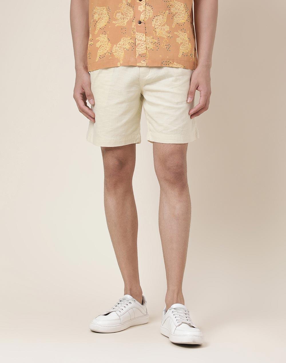 natural cotton shorts