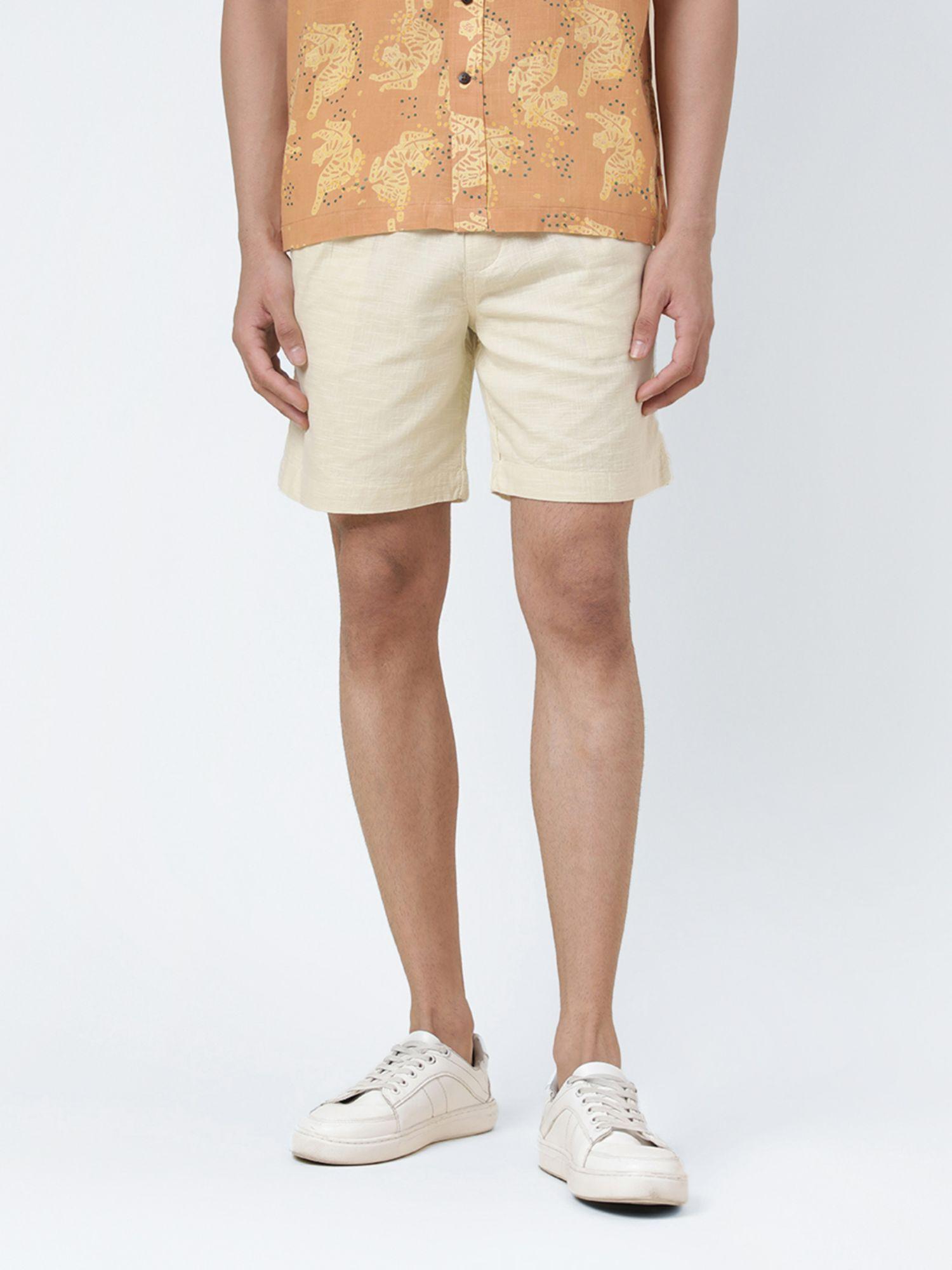 natural cotton shorts
