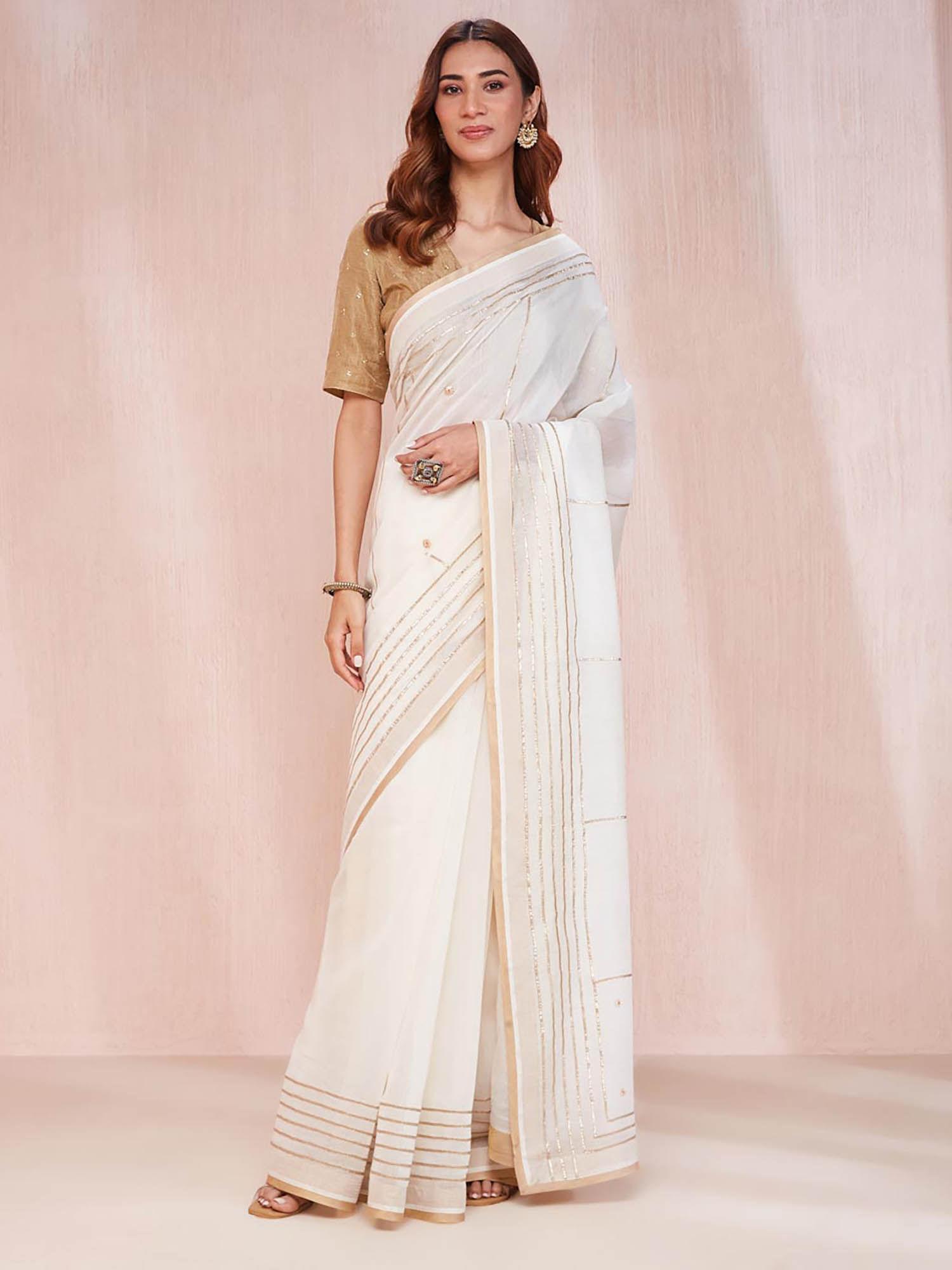 natural cotton silk woven saree