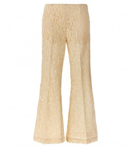 natural lace trousers