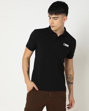 natural ventus blended regular fit polo t-shirt