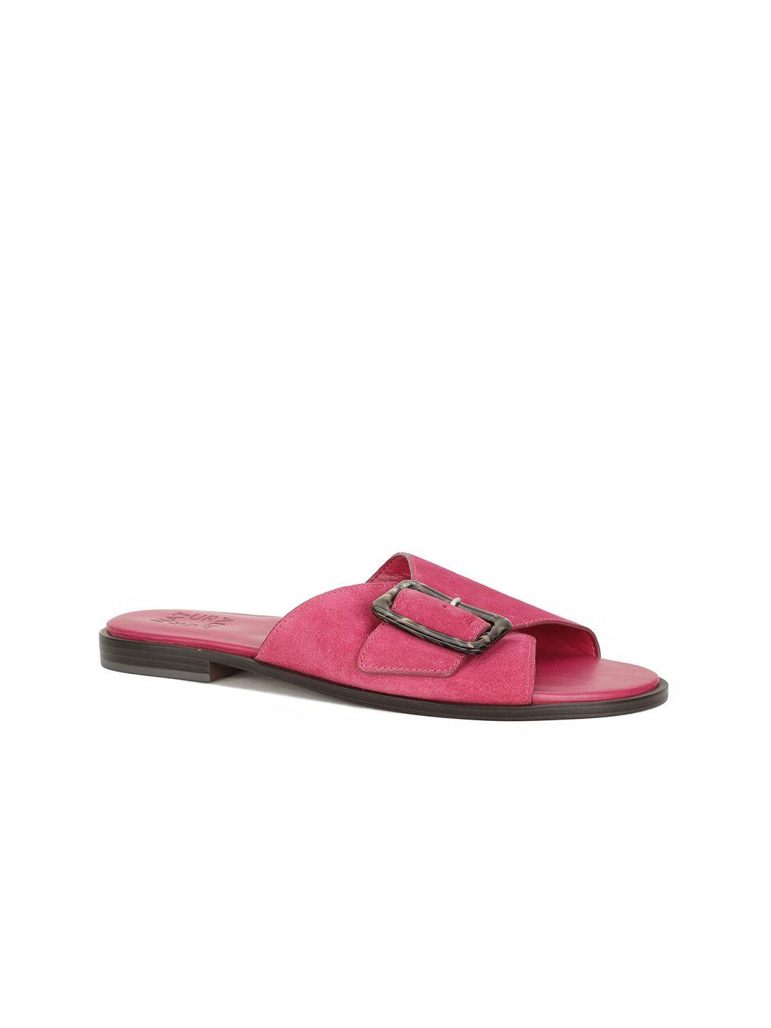 naturalizer women pink open toe flats