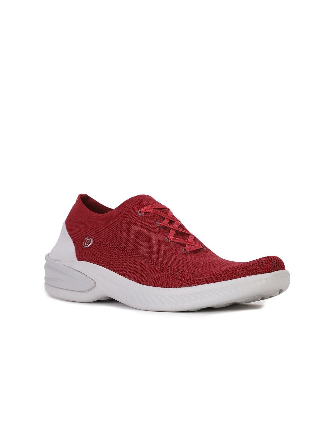 naturalizer women red woven design pu slip-on sneakers