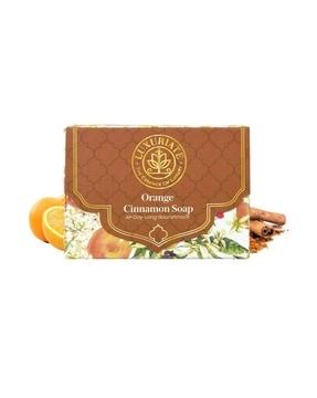 naturally orange and cinnamon refreshing handmade soap