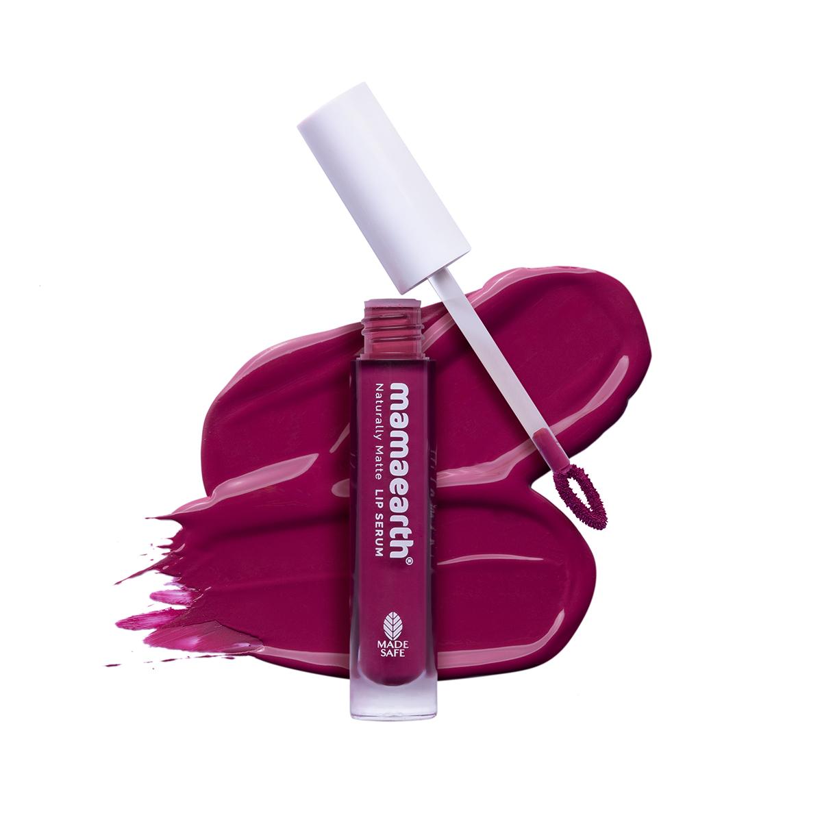 naturally matte liquid lipstick - 3 ml | berryddict magenta