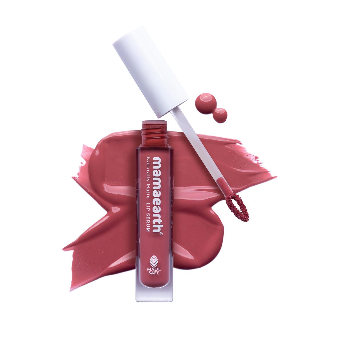 naturally matte liquid lipstick - 3 ml | rosy nude