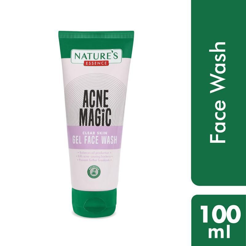 nature's essence acne magic clear skin gel face wash