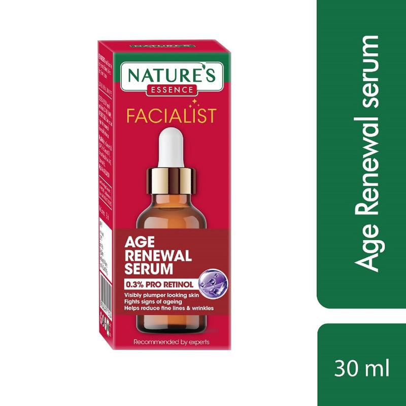 nature's essence age renewal serum with 0.3% pro retinol