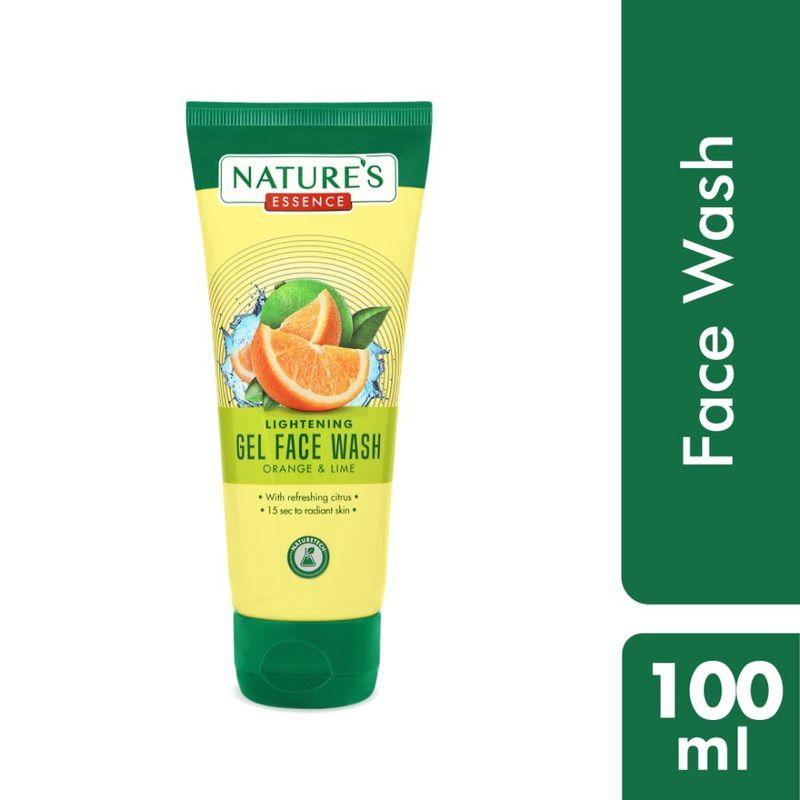 nature's essence lightening gel face wash orange & lime