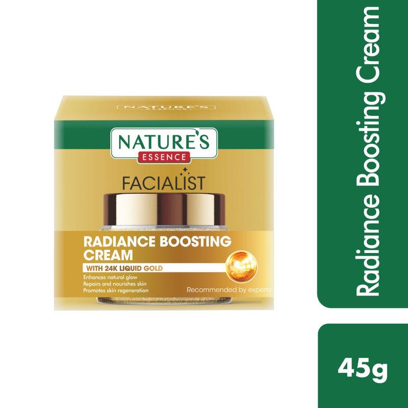nature's essence facialist radiance boosting cream with 24k liquid gold