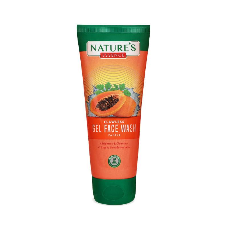 nature's essence flawless papaya gel face wash