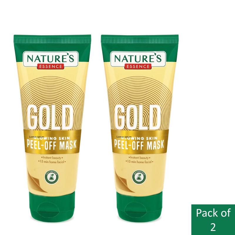 nature's essence gold peel-off mask (pack of 2)
