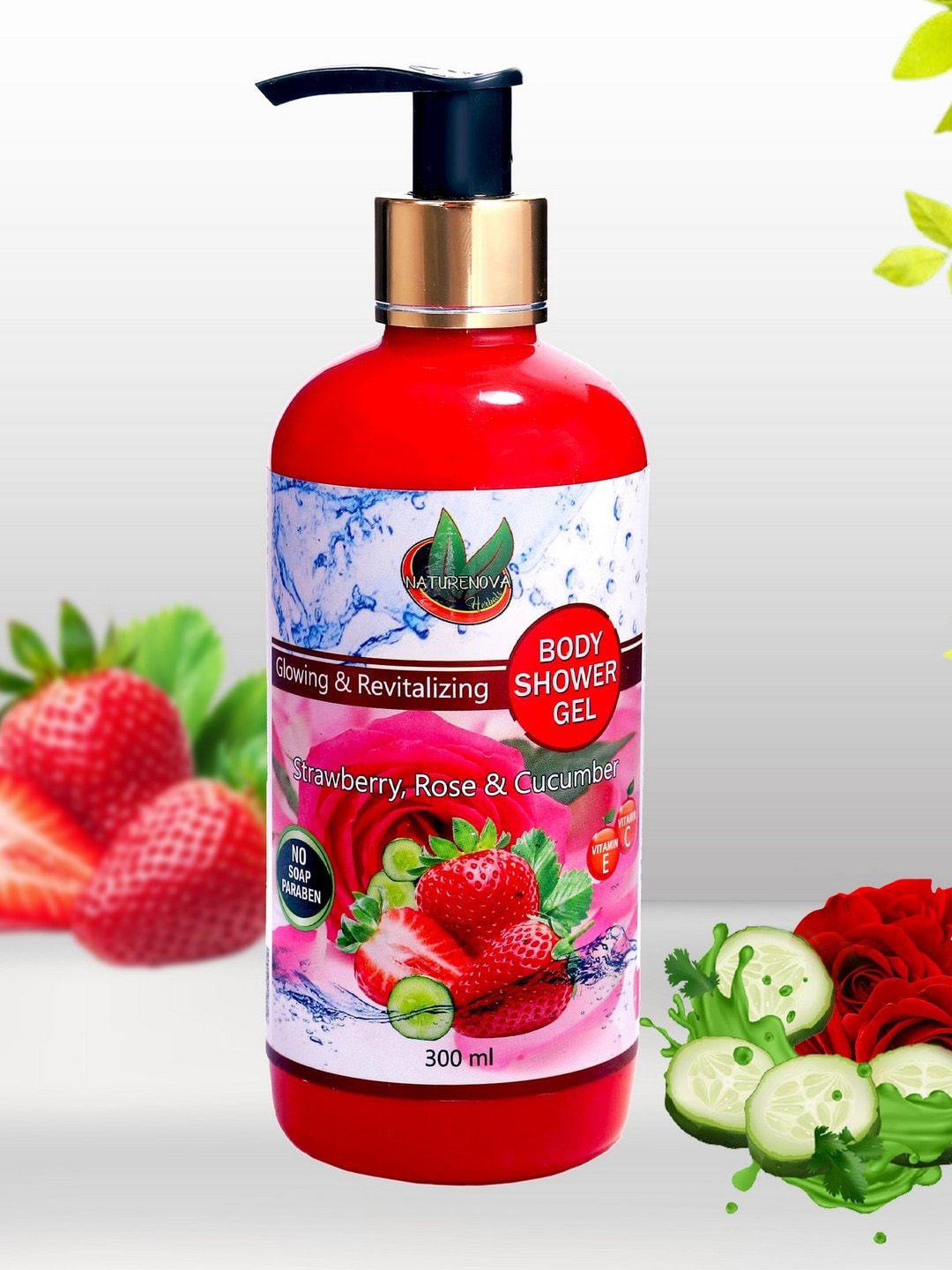 naturenova herbals glowing & revitalizing body shower gel - 300 ml