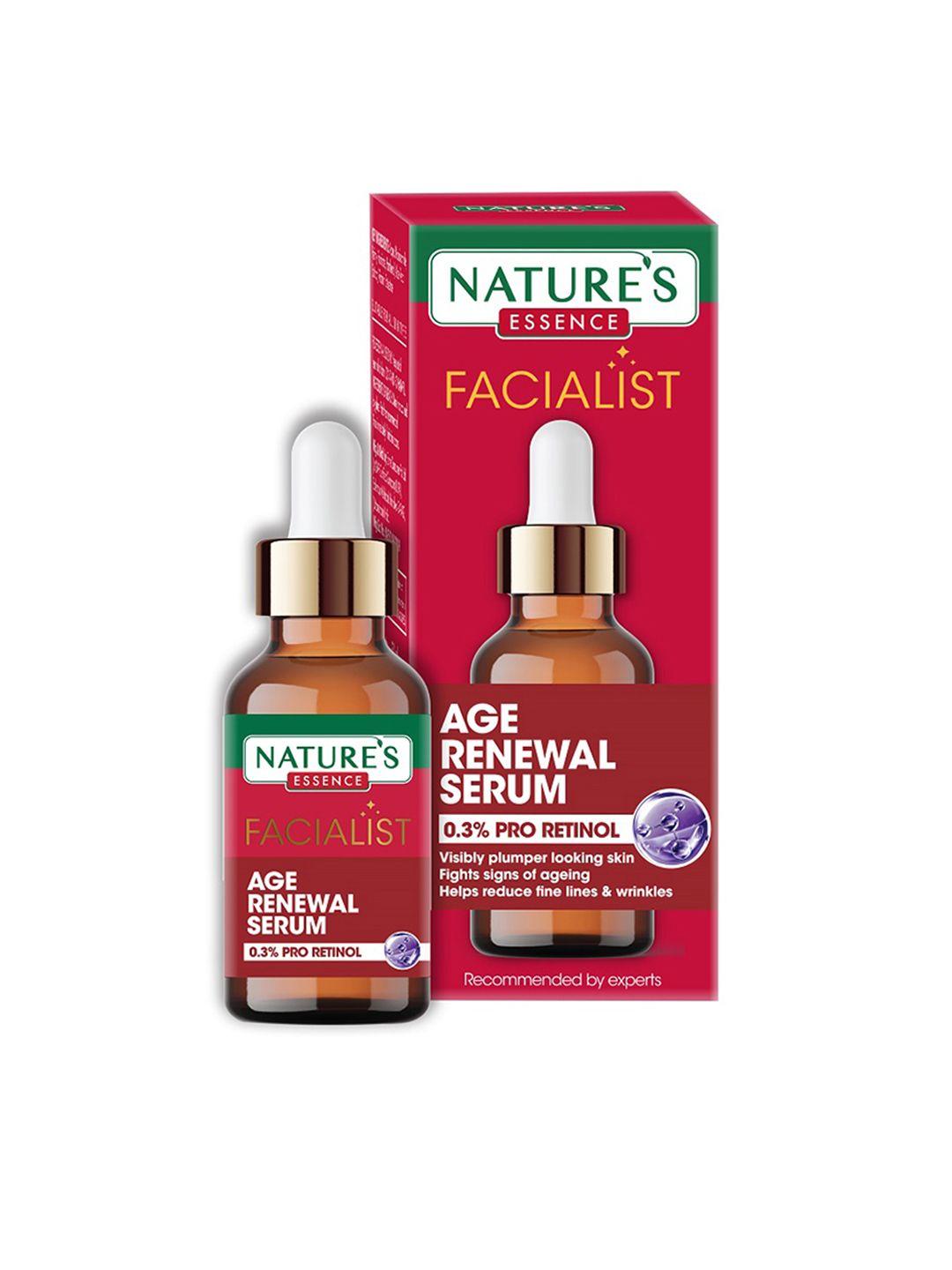 natures essence facialist age renewal serum with 0.3% pro-retinol - 30ml