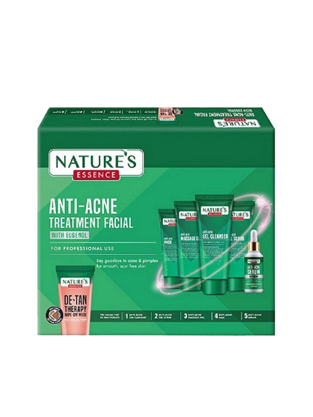 natures essence anti-acne treatment facial kit with eugenol & neem