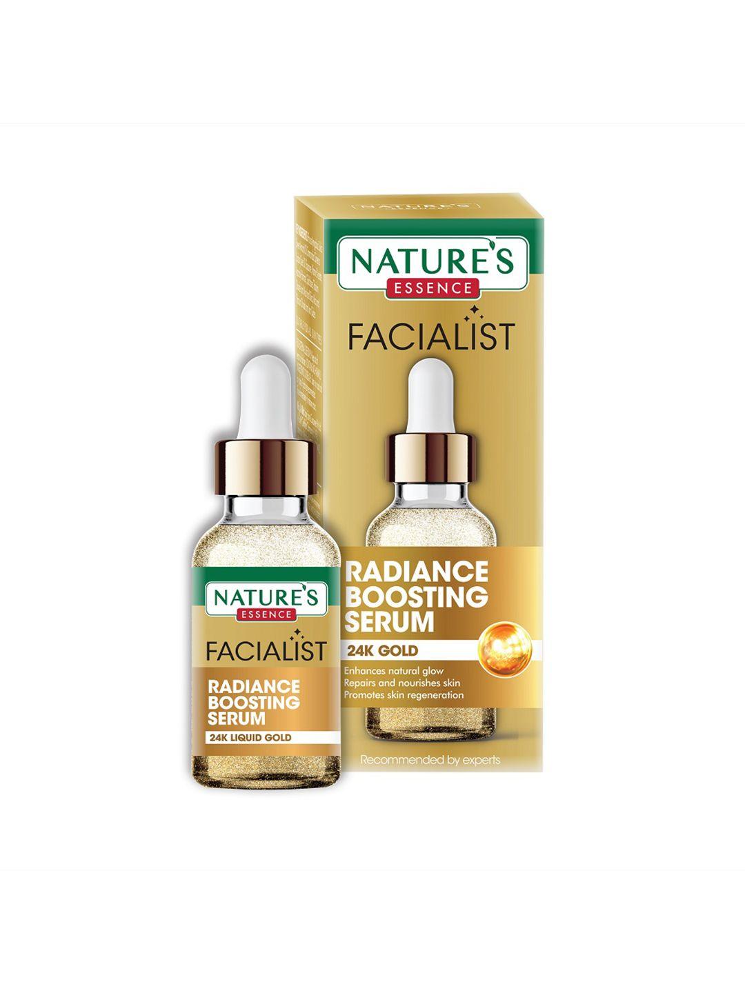 natures essence radiance boosting serum with 24k liquid gold - 30 ml