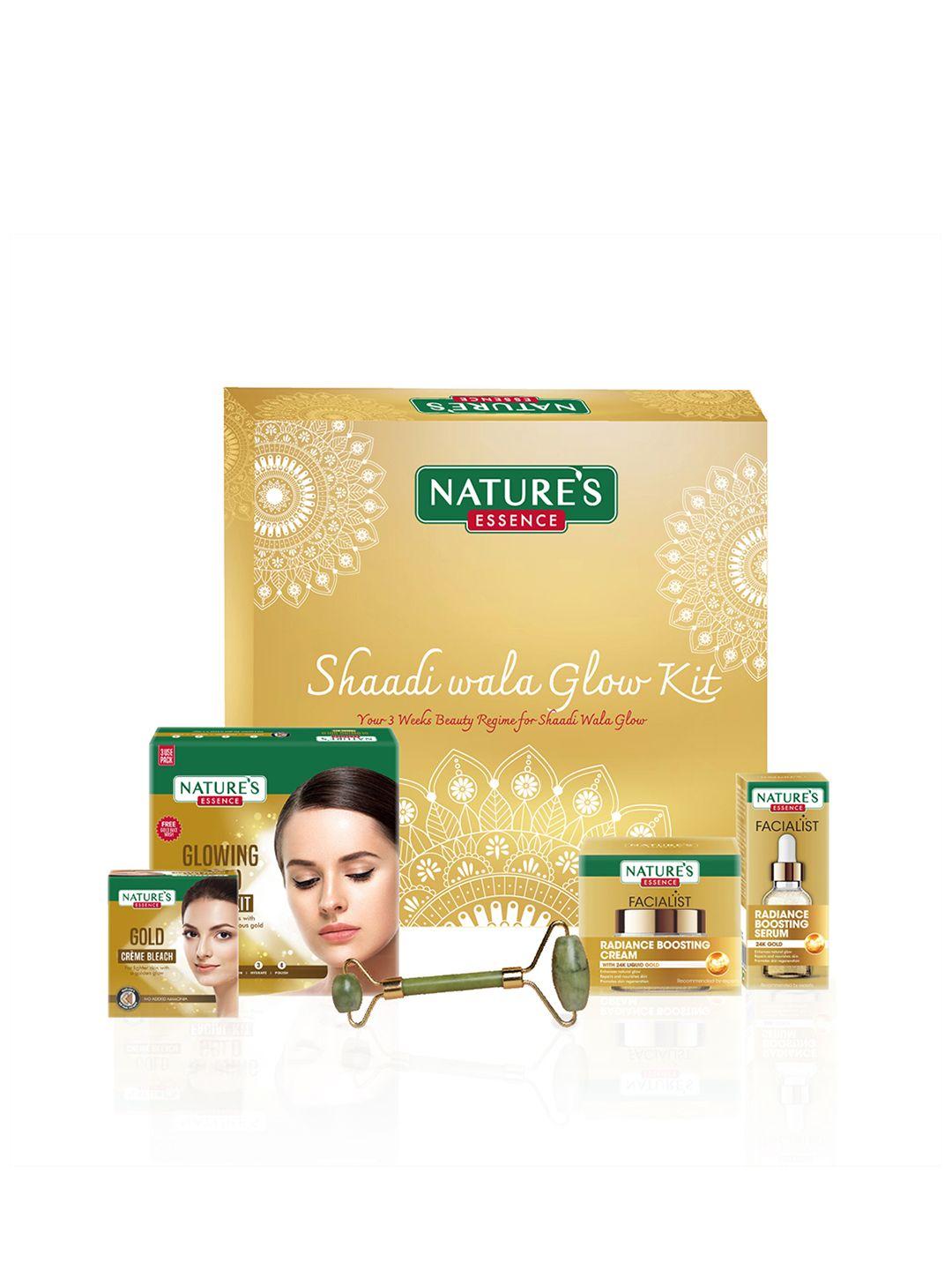 natures essence shaadi wala glow kit - 3 weeks ritual for radiant glowing skin