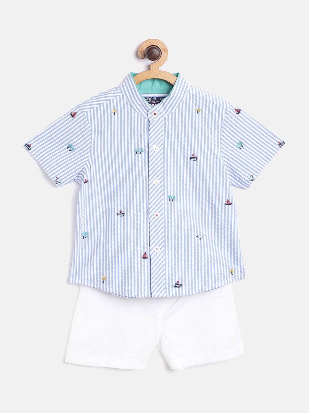 nauti-nati-boys-blue-&-white-printed-shirt-with-shorts