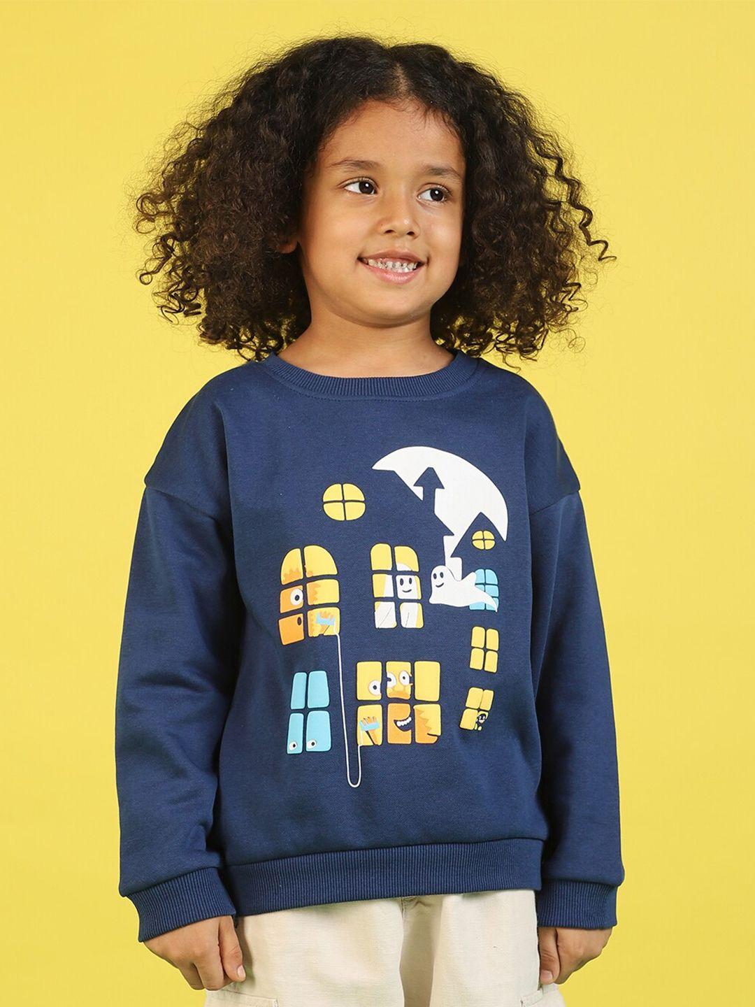 nauti nati boys conversational printed pullover